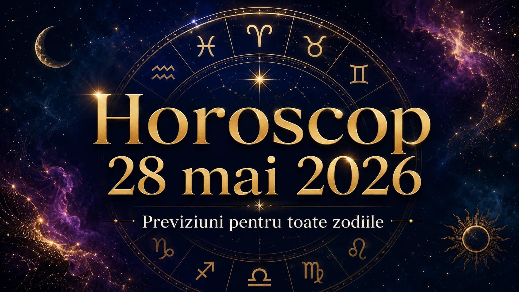 Horoscop 28 mai 2026. Zi cu emoții intense, dar și cu șanse bune pentru decizii inspirate
